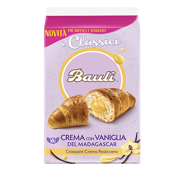 croissant crema e vaniglia bauli