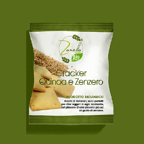 cracker quinoa e zenzero zanella